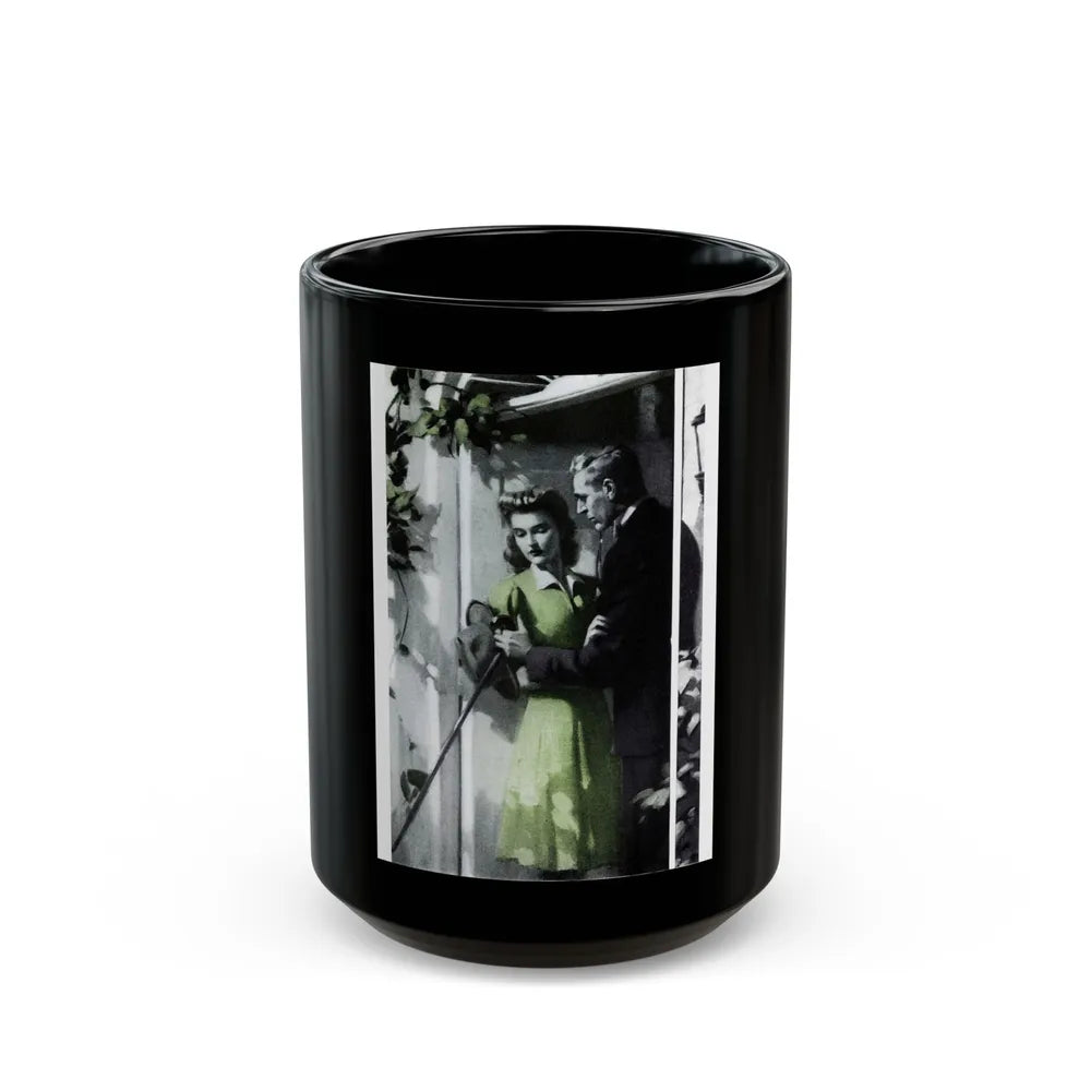 A Lady Comes Home (3), Cosmopolitan, March 1943 - Black Coffee Mug-15oz-Go Mug Yourself