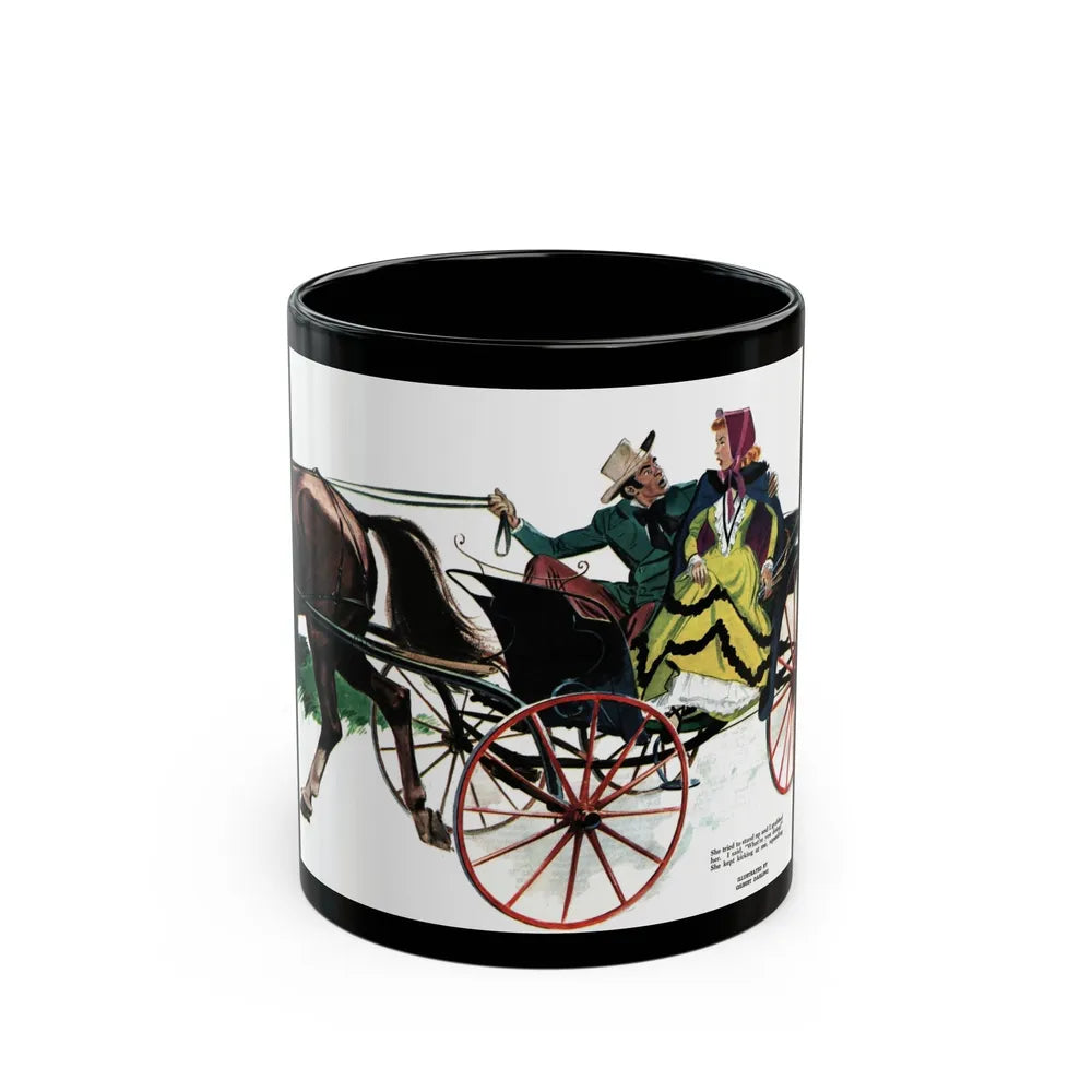 A Lady for Ballarol, Collier's, August 14, 1948 - Black Coffee Mug-11oz-Go Mug Yourself