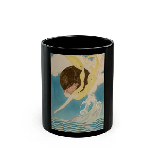 A Land of Mystery, Golden Book cover, July 1928 - Black Coffee Mug 11oz - Go Mug Yourself