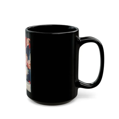 A Large Bill, magazine story illustration - Black Coffee Mug - Go Mug Yourself