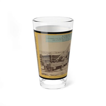 A Large Gun In The Rebel Works At Petersburgh (I.E. Petersburg), Va. (U.S. Civil War) Pint Glass 16oz-Go Mug Yourself