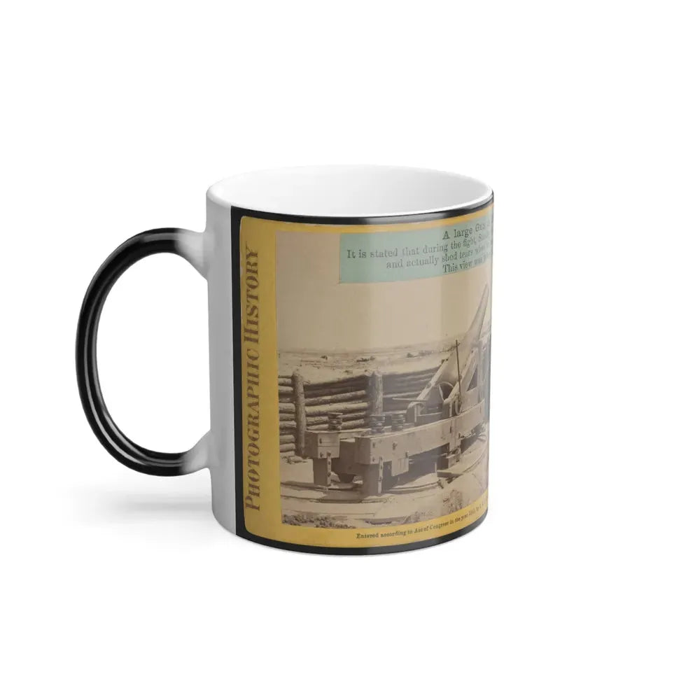 A Large Gun in the Rebel Works at Petersburgh (I.E. Petersburg), Va. (U.S. Civil War) Color Changing Coffee Mug 11oz - Go Mug Yourself
