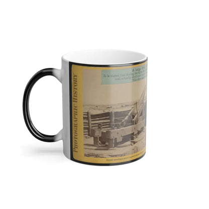 A Large Gun in the Rebel Works at Petersburgh (I.E. Petersburg), Va. (U.S. Civil War) Color Changing Coffee Mug 11oz - Go Mug Yourself