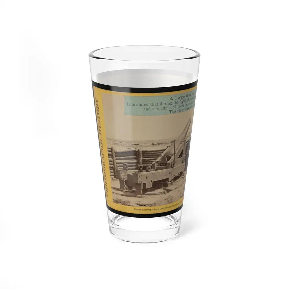 A Large Gun In The Rebel Works At Petersburgh (I.E. Petersburg), Va. (U.S. Civil War) Pint Glass 16oz - Go Mug Yourself