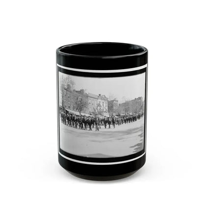 A Large Post In The Great Parade (U.S. Civil War) Black Coffee Mug 15oz - Go Mug Yourself