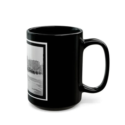A Large Post In The Great Parade (U.S. Civil War) Black Coffee Mug - Go Mug Yourself