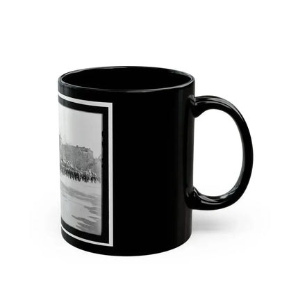 A Large Post In The Great Parade (U.S. Civil War) Black Coffee Mug - Go Mug Yourself