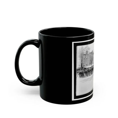 A Large Post In The Great Parade (U.S. Civil War) Black Coffee Mug - Go Mug Yourself