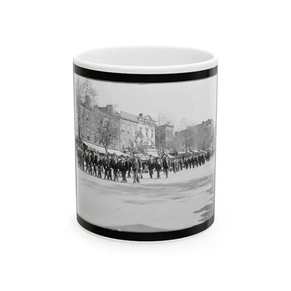 A Large Post In The Great Parade (U.S. Civil War) White Coffee Mug 11oz - Go Mug Yourself