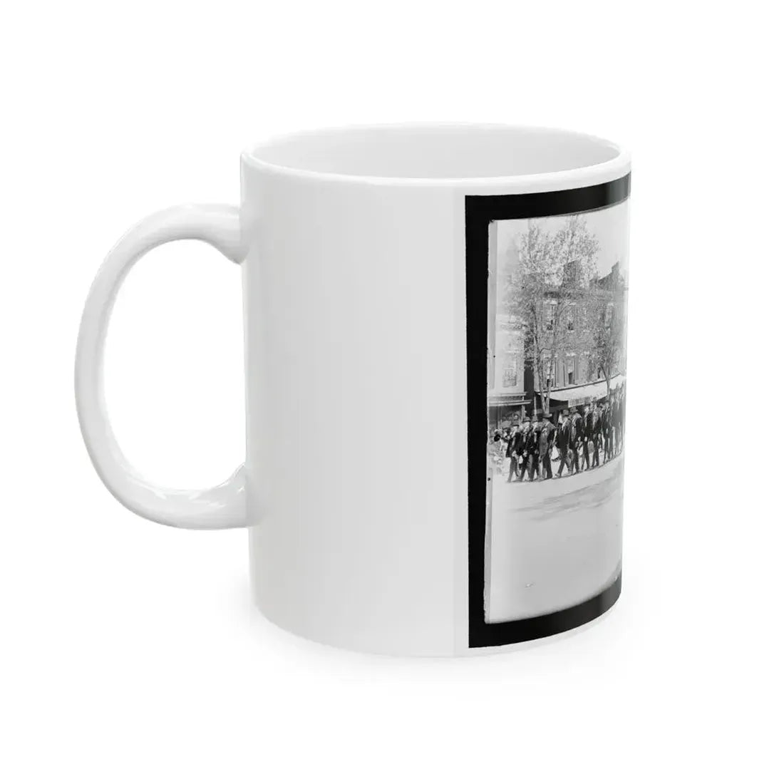 A Large Post In The Great Parade (U.S. Civil War) White Coffee Mug - Go Mug Yourself