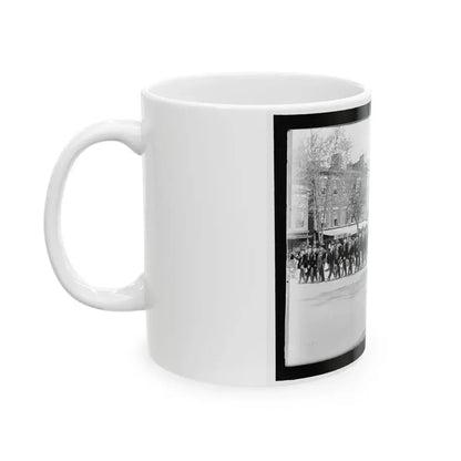 A Large Post In The Great Parade (U.S. Civil War) White Coffee Mug - Go Mug Yourself