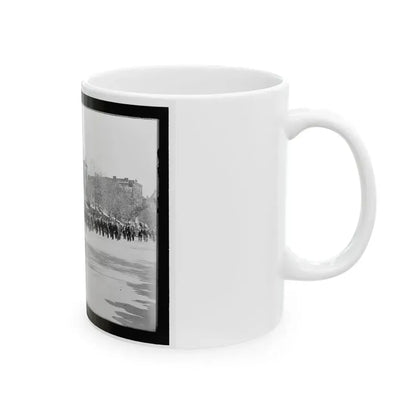 A Large Post In The Great Parade (U.S. Civil War) White Coffee Mug - Go Mug Yourself