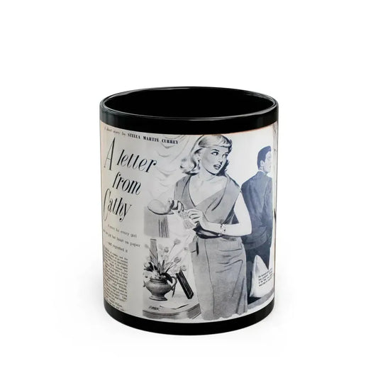 A Letter from Cathy - Black Coffee Mug 11oz - Go Mug Yourself