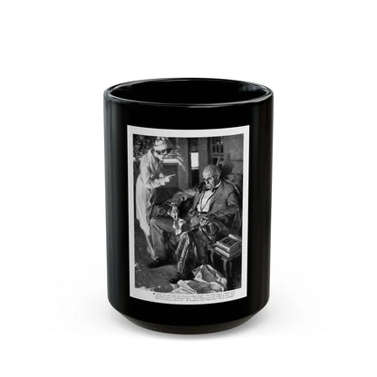 A Letter from the Queen (1), Cosmopolitan, December 1929 - Black Coffee Mug-15oz-Go Mug Yourself