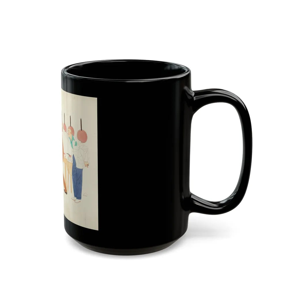 A Light in France - Black Coffee Mug-Go Mug Yourself