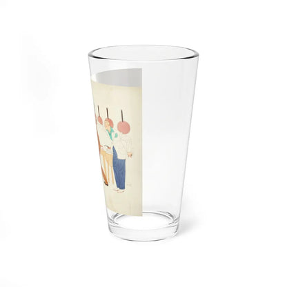 A Light in France (Magazine Illustration) Pint Glass 16oz-Go Mug Yourself