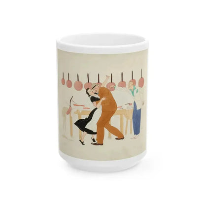 A Light in France - White Coffee Mug 15oz - Go Mug Yourself