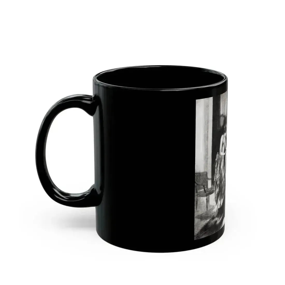 A Lil Girl In Lotta Trouble, McCalls magazine, November 1923 - Black Coffee Mug - Go Mug Yourself