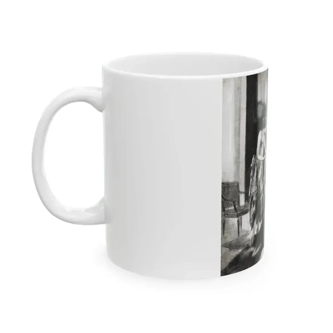 A Lil Girl In Lotta Trouble, McCalls magazine, November 1923 - White Coffee Mug - Go Mug Yourself