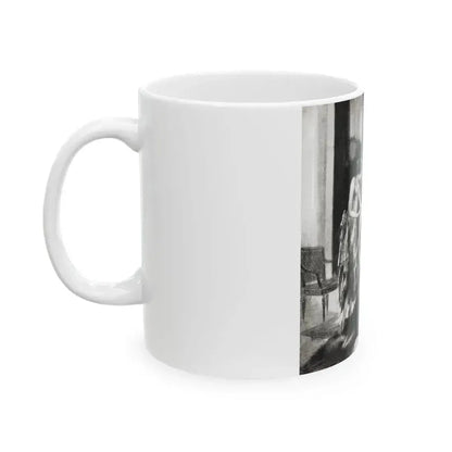 A Lil Girl In Lotta Trouble, McCalls magazine, November 1923 - White Coffee Mug - Go Mug Yourself