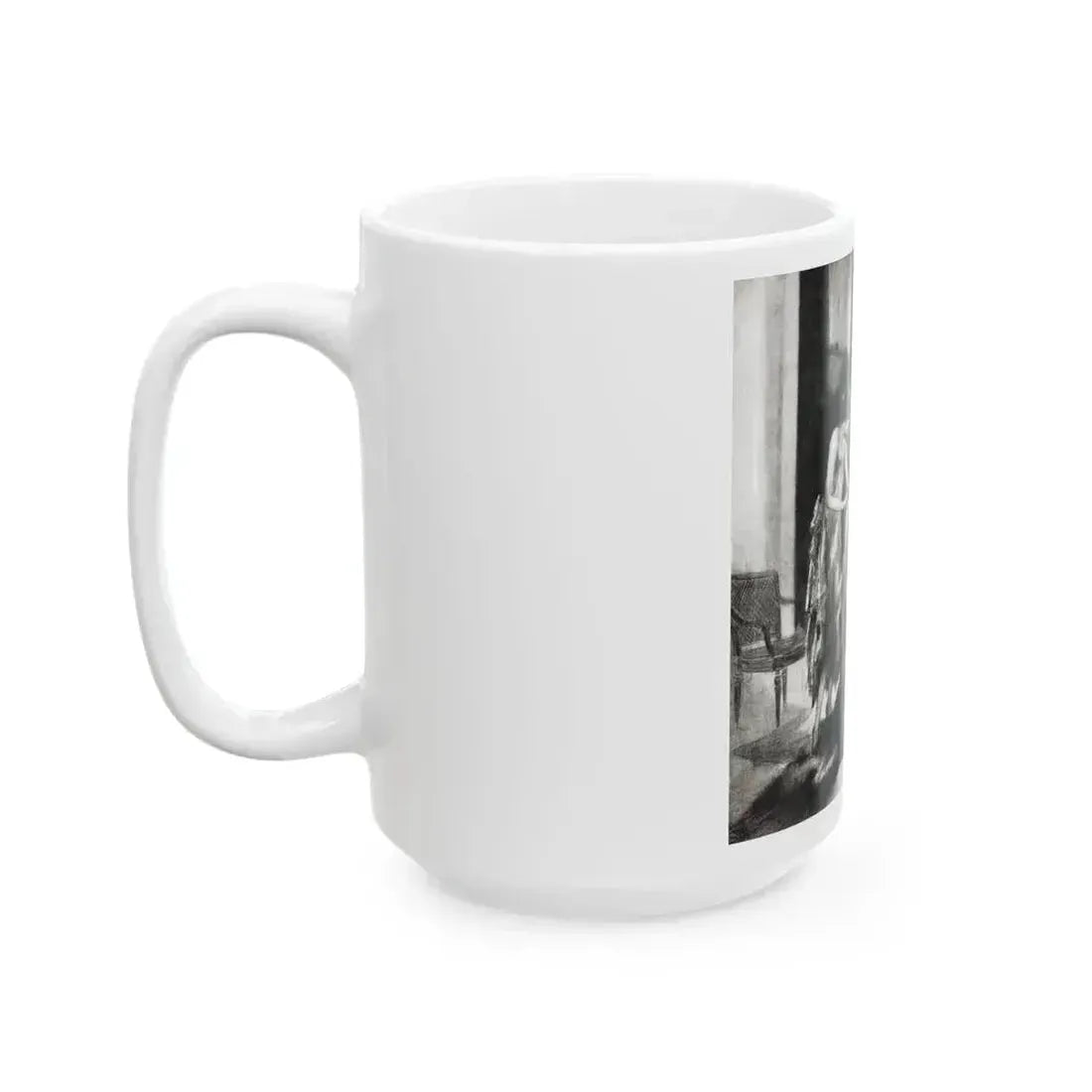 A Lil Girl In Lotta Trouble, McCalls magazine, November 1923 - White Coffee Mug - Go Mug Yourself