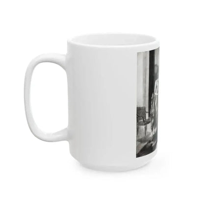 A Lil Girl In Lotta Trouble, McCalls magazine, November 1923 - White Coffee Mug - Go Mug Yourself