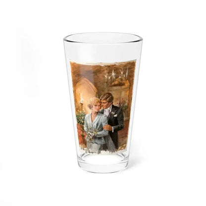 A Lingering Melody, Harlequin Presents 1062, Paperback Novel Cover, 1987 - Pint Glass 16oz 16oz - Go Mug Yourself