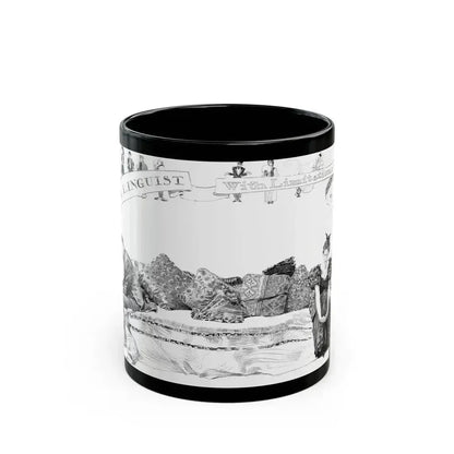 A Linguist with limitations - Black Coffee Mug 11oz - Go Mug Yourself