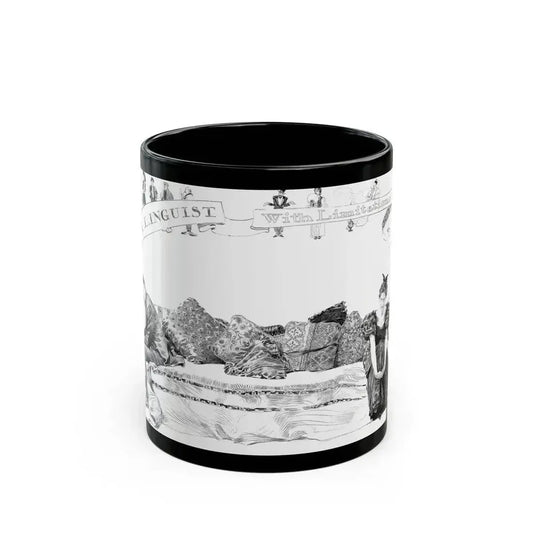 A Linguist with limitations - Black Coffee Mug 11oz - Go Mug Yourself