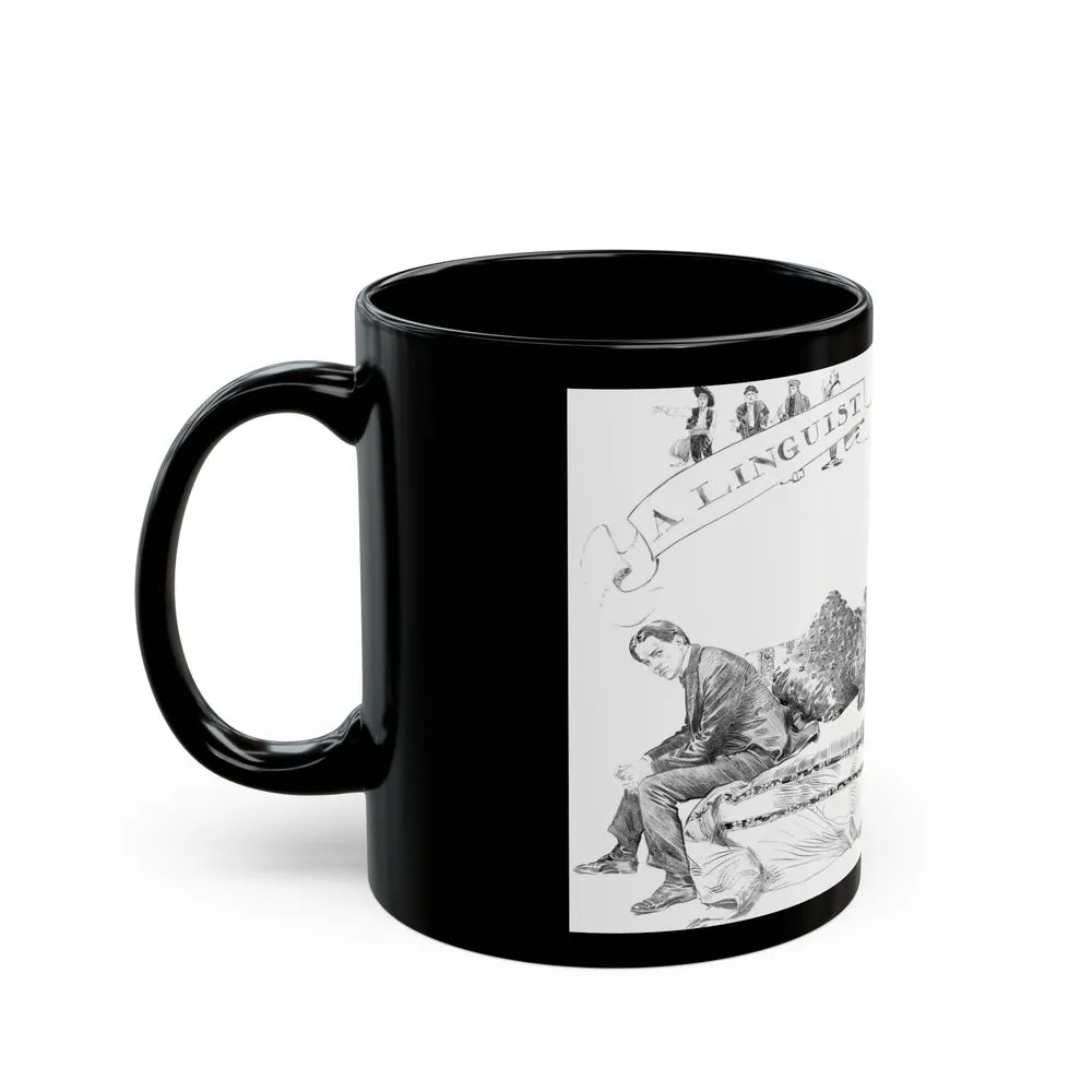 A Linguist with limitations - Black Coffee Mug-Go Mug Yourself