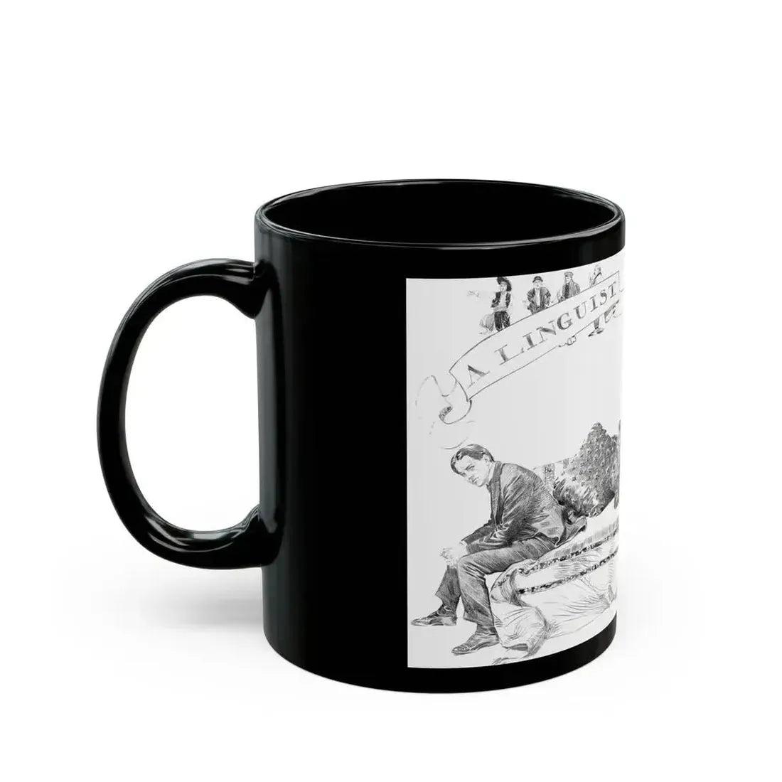 A Linguist with limitations - Black Coffee Mug - Go Mug Yourself