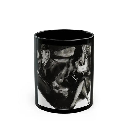 A Lion By The Tail, Liberty magazine, December 2, 1939 - Black Coffee Mug 11oz - Go Mug Yourself