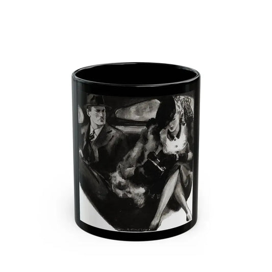 A Lion By The Tail, Liberty magazine, December 2, 1939 - Black Coffee Mug 11oz - Go Mug Yourself