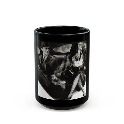 A Lion By The Tail, Liberty magazine, December 2, 1939 - Black Coffee Mug 15oz - Go Mug Yourself