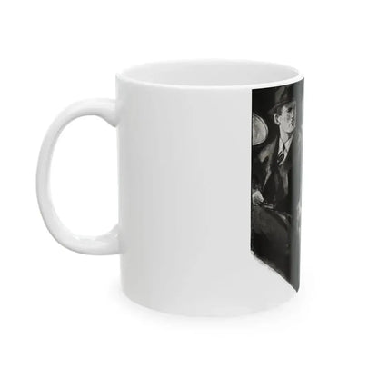 A Lion By The Tail, Liberty magazine, December 2, 1939 - White Coffee Mug - Go Mug Yourself