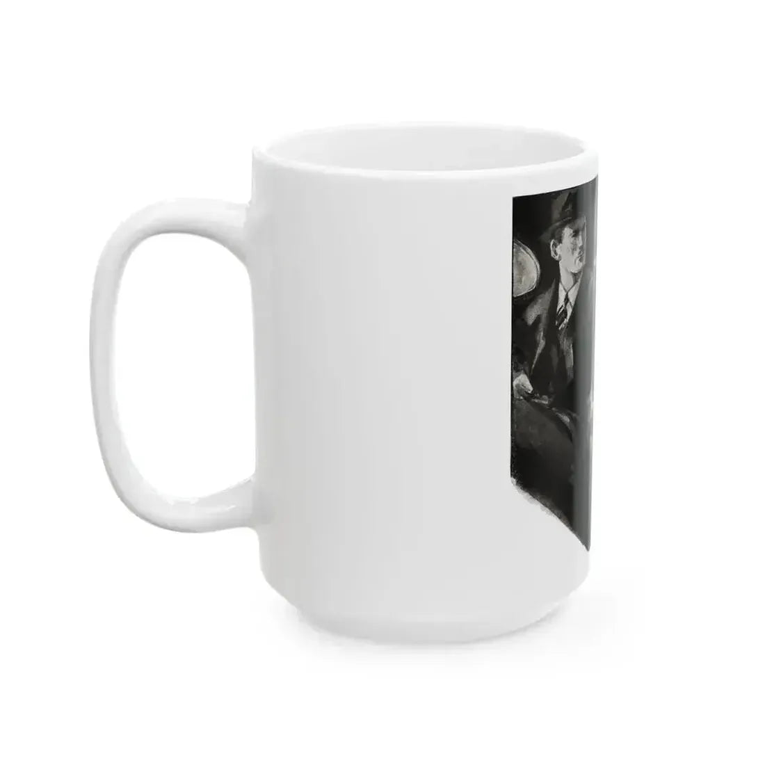 A Lion By The Tail, Liberty magazine, December 2, 1939 - White Coffee Mug - Go Mug Yourself