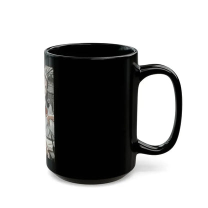 A Little Bit Unfaithful (1), Redbook, October 1947 - Black Coffee Mug - Go Mug Yourself