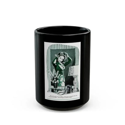A Little Bit Unfaithful (2), Redbook, October 1947 - Black Coffee Mug 15oz - Go Mug Yourself