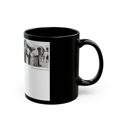 A Little Cap For Angel, The Delineator, October 1932 - Black Coffee Mug - Go Mug Yourself