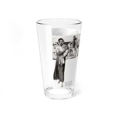 A Little Cap For Angel, The Delineator, October 1932 (Magazine Illustration) Pint Glass 16oz-Go Mug Yourself