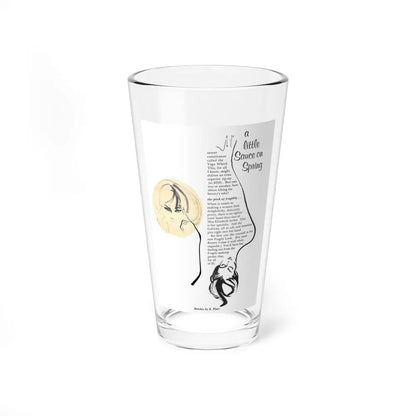 A Little Sauce on Spring, 1964 (Magazine Illustration) Pint Glass 16oz-16oz-Go Mug Yourself