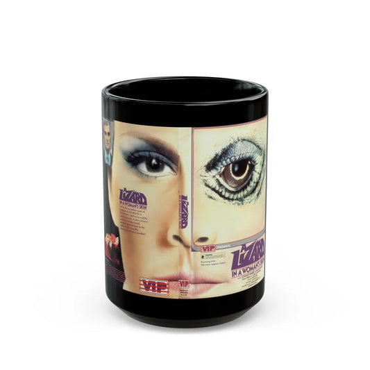 A LIZARD IN WOMANS SKIN (VHS COVER) - Black Coffee Mug-15oz-Go Mug Yourself