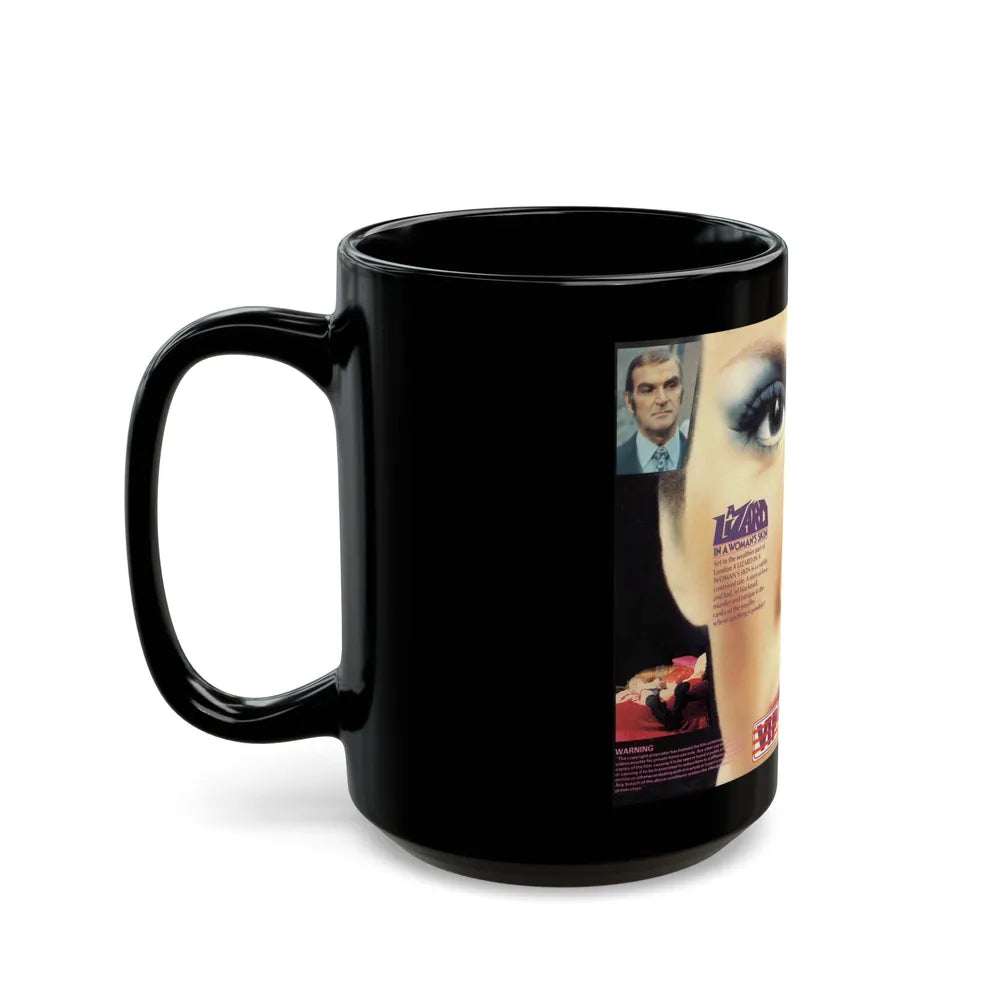 A LIZARD IN WOMANS SKIN (VHS COVER) - Black Coffee Mug-Go Mug Yourself