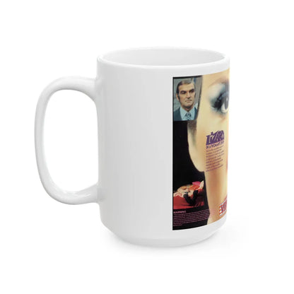 A LIZARD IN WOMANS SKIN (VHS COVER) - White Coffee Mug-Go Mug Yourself