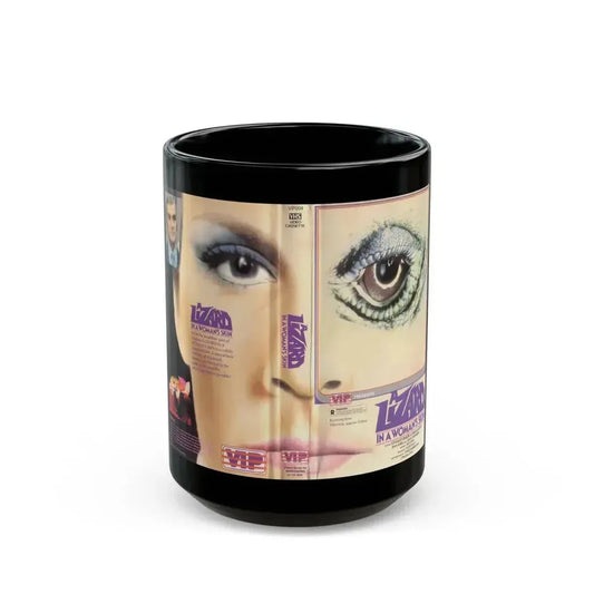 A LIZARD IN WOMANS SKIN VIP (VHS COVER) - Black Coffee Mug 15oz - Go Mug Yourself