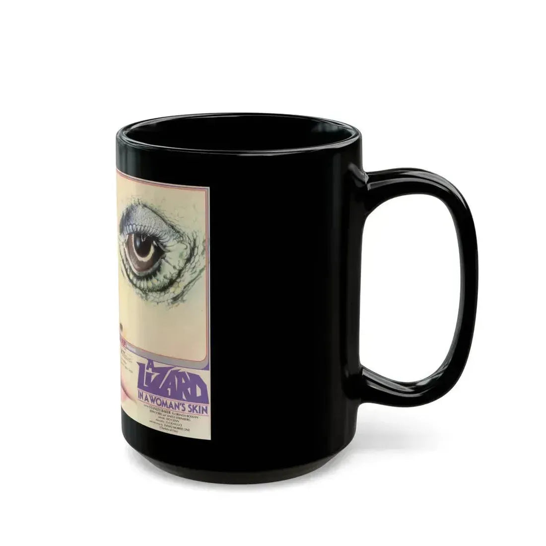 A LIZARD IN WOMANS SKIN VIP (VHS COVER) - Black Coffee Mug - Go Mug Yourself
