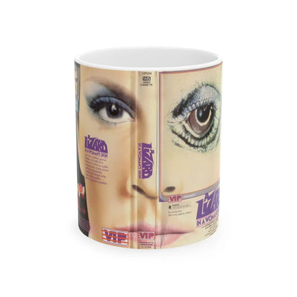 A LIZARD IN WOMANS SKIN VIP (VHS COVER) - White Coffee Mug-11oz-Go Mug Yourself