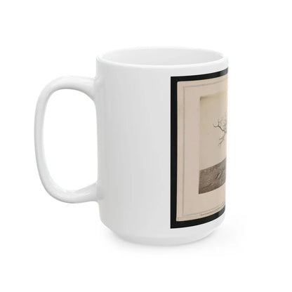 A Lone Grave On Battle-Field Of Antietam (U.S. Civil War) White Coffee Mug-Go Mug Yourself