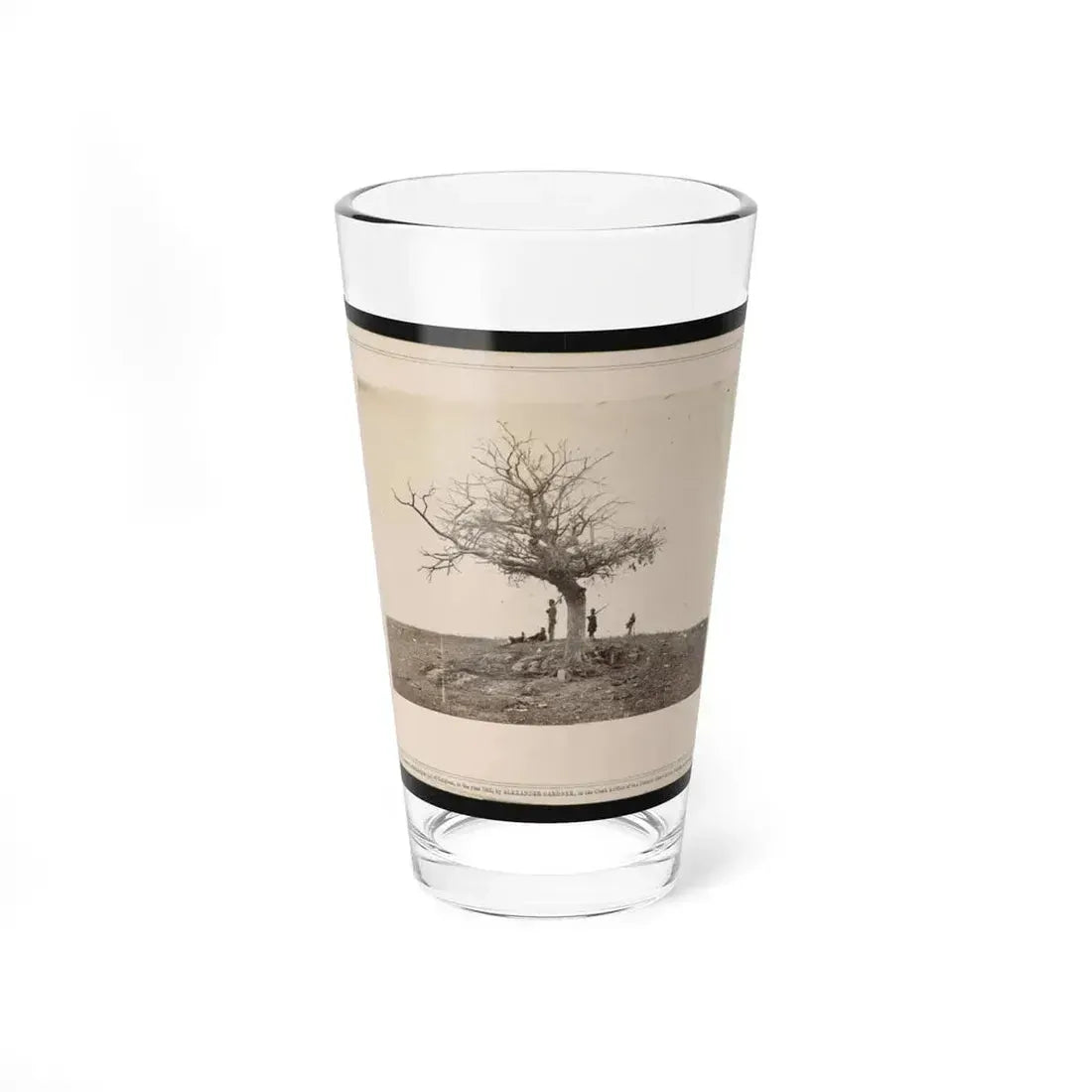 A Lone Grave On Battle-Field Of Antietam (U.S. Civil War) Pint Glass 16oz 16oz - Go Mug Yourself