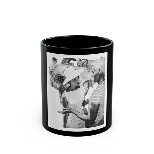 A Long Way Home, Woman And Home magazine, 1963 - Black Coffee Mug 11oz - Go Mug Yourself